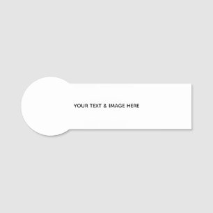 Create Your Own wedding custom Flat Note Card Name Tag