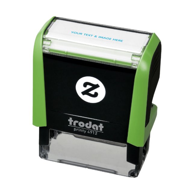 Create Your Own wedding custom Flat Note Card Self-inking Stamp (Product)