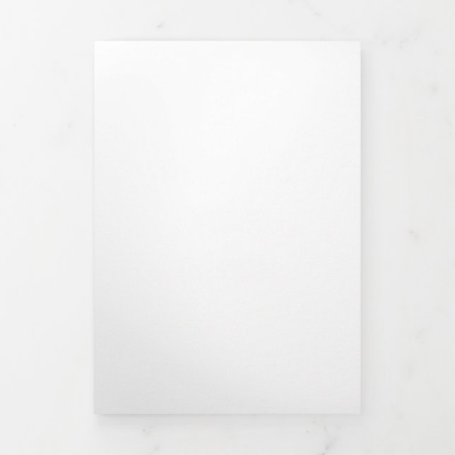 Create Your Own wedding custom  Tri-Fold Card (Cover)