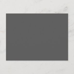 Create Your Own wedding dark gray Postcard