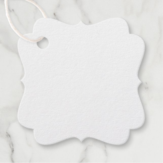 Create Your Own wedding Favour Tags (Front)