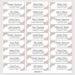 Create Your Own Wedding Guest Address Sticker<br><div class="desc">Create Your Own Wedding Guest Address Sticker WIth Name and Address Labels.</div>