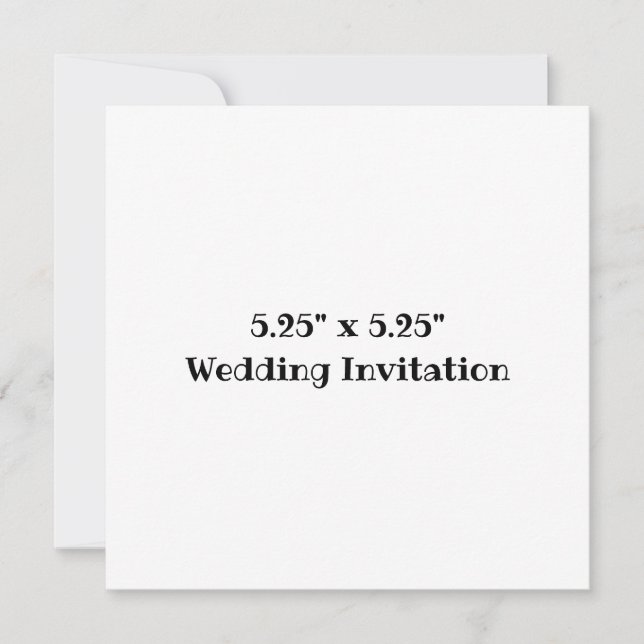 Create Your Own Wedding Invitation (Front)