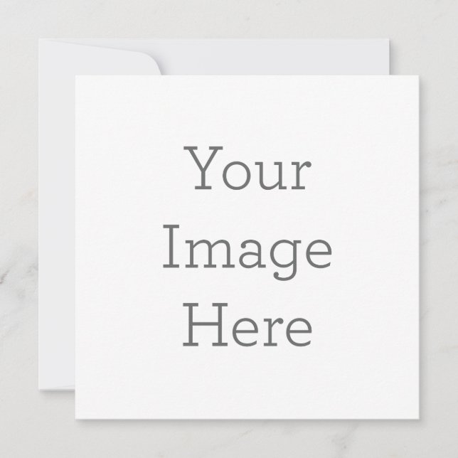 Flat Invitation, Size: 5.25" x 5.25", Paper: Signature Matte, Envelopes: White (Front)