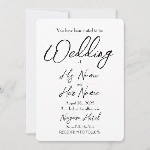 Create Your Own Wedding Invitation