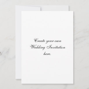 Create Your Own Wedding Invitations Recycled Paper