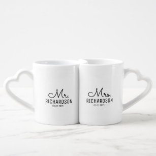 Create Your Own Wedding Mr.and Mrs. Coffee Mug Set