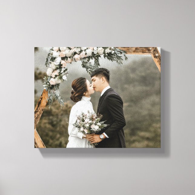 Create Your Own Wedding Photo  Canvas Print (Front)