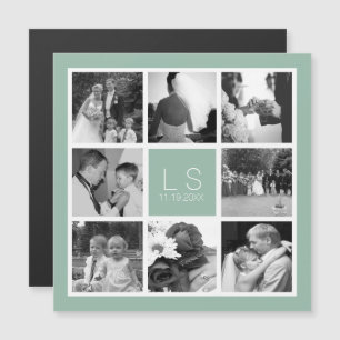 Create Your Own Wedding Photo Collage Monogram