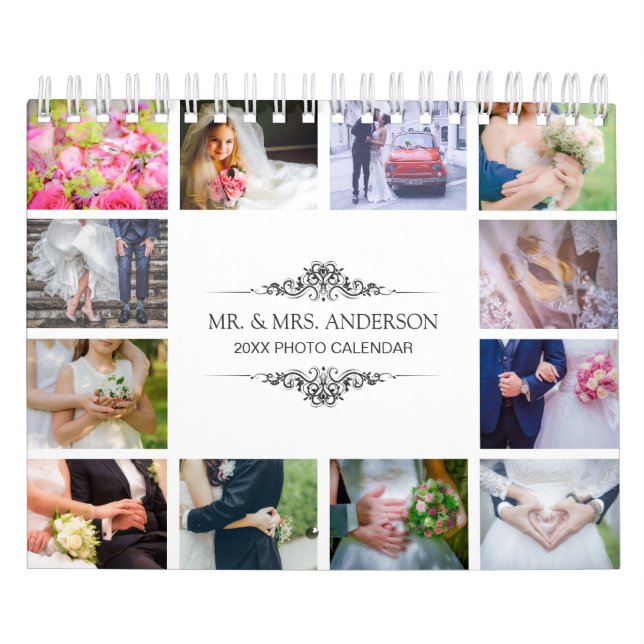Create Your Own Wedding Photos 2025 Calendar (Cover)
