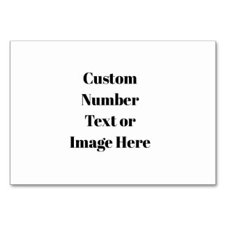 Create Your Own Wedding Table Numbers - Custom