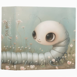 Create Your Own Whimsical Caterpillar Meadow Binder