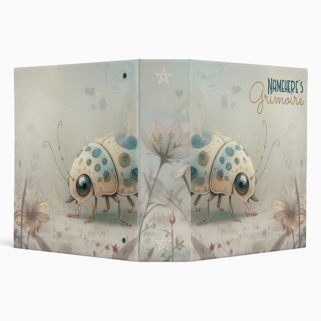 Create Your Own Whimsical Desert Beetle Floral Binder (Background)