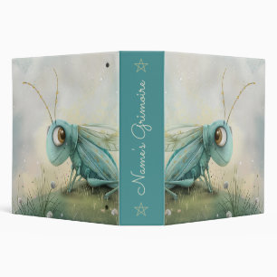 Create Your Own Whimsical Grasshopper Meadow Binder