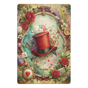 Create Your Own Whimsical Red Top Hat Mini Clipboard