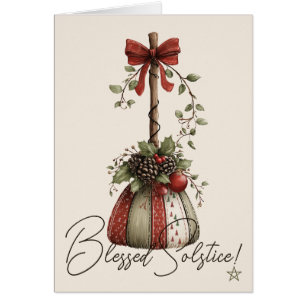Create Your Own Whimsical Striped Pine Yule Besom