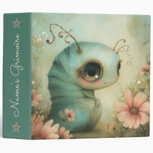 Create Your Own Whimsical Sweet Caterpillar Floral Binder