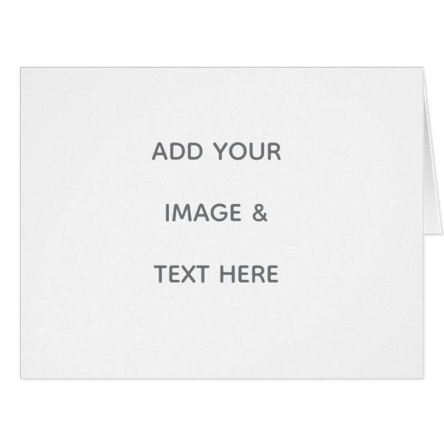 Create Your Own white  (Front Horizontal)