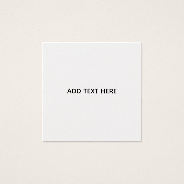 Create Your Own White  (Front)
