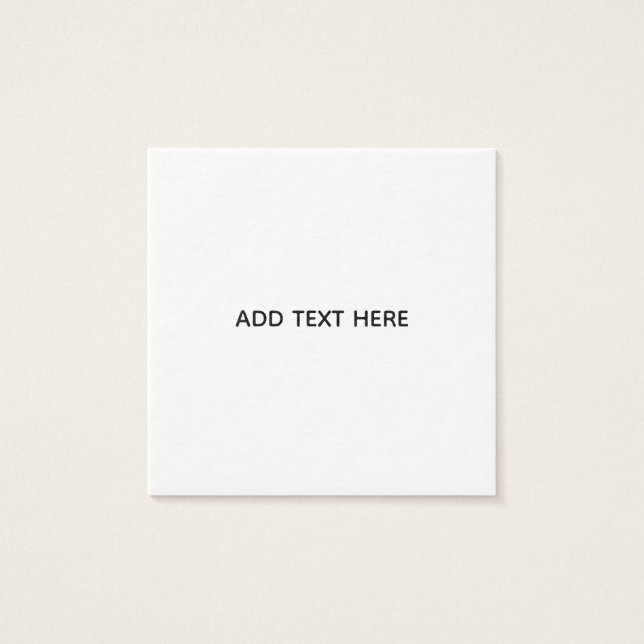 Create Your Own White  (Front)