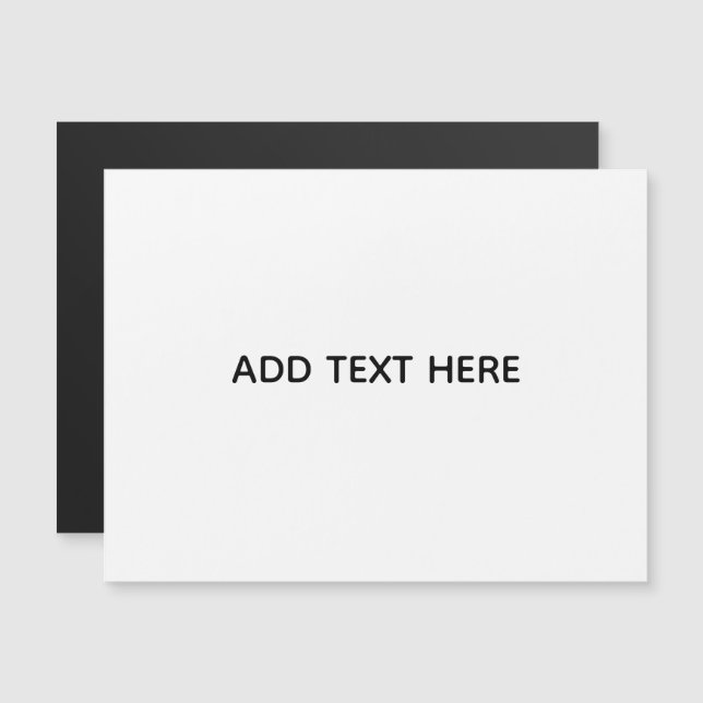 Create Your Own White  (Front/Back)