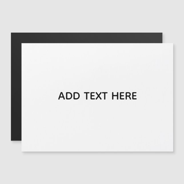 Create Your Own White  (Front/Back)