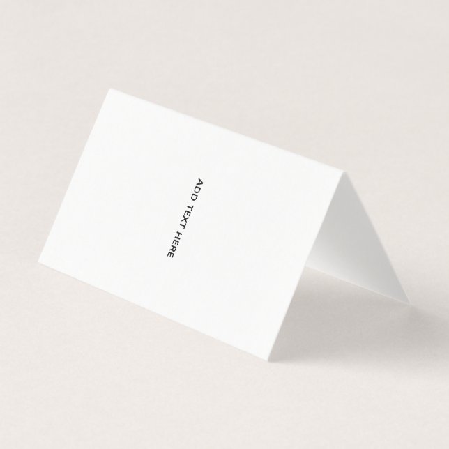 Create Your Own White  (Front)