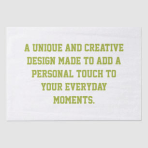 Create Your Own White 10lb Tissue Paper