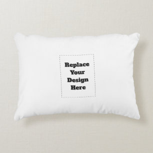 Create Your Own white Accent Pillow