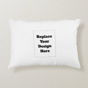 Create Your Own white Accent Pillow