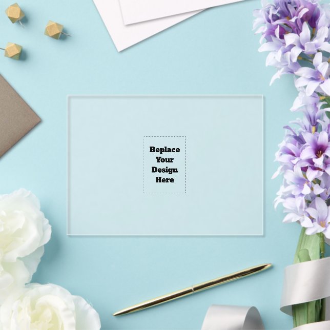 Create Your Own white  Acrylic Invitations (Insitu (Wedding))