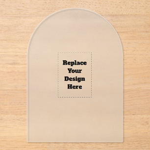 Create Your Own white Acrylic Invitations