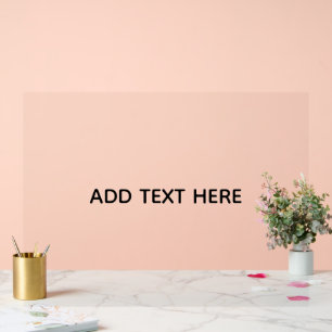 Create Your Own White  Acrylic Sign