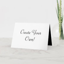 Create Your Own White and Black Horizontal