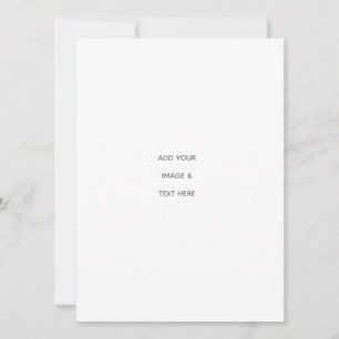 Create Your Own white  Announcement
