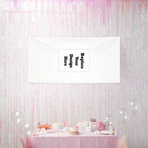 Create Your Own white  Banner
