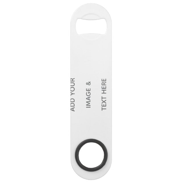Create Your Own white  Bar Key (Front)