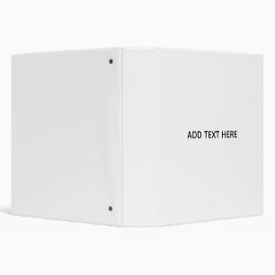 Create Your Own White Binder