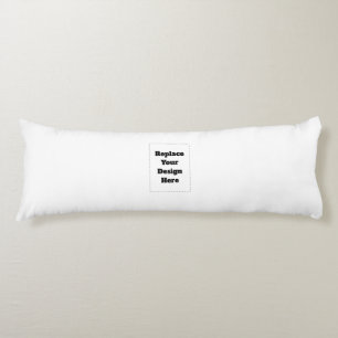Create Your Own white Body Pillow