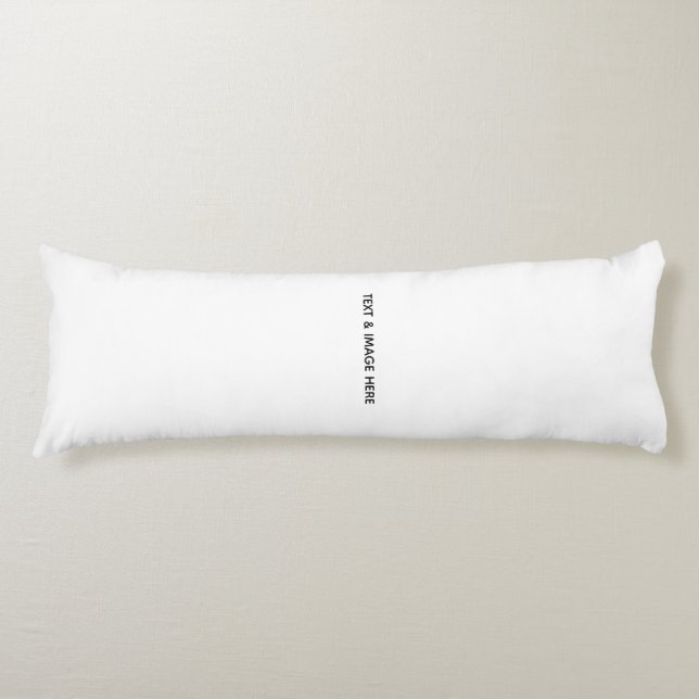 Create Your Own white Body Pillow (Front)