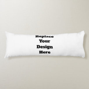 Create Your Own white Body Pillow