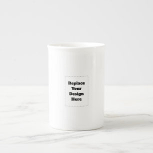 Create Your Own white  Bone China Mug