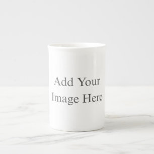Create Your Own white  Bone China Mug
