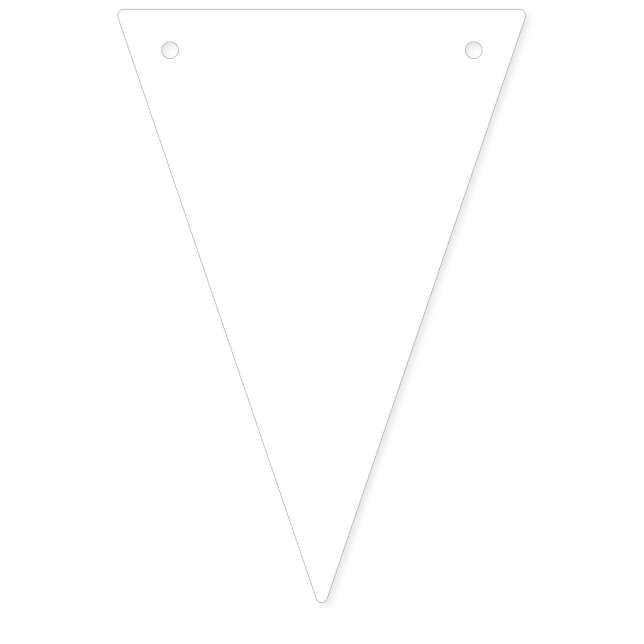 Create Your Own white Bunting Flags (First Flag)
