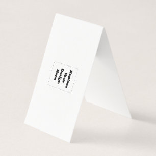 Create Your Own white  Business Card