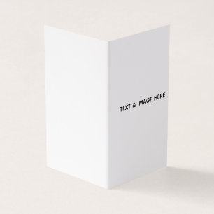 Create Your Own white Business Card