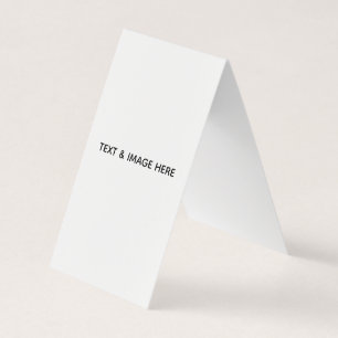 Create Your Own white Business Card