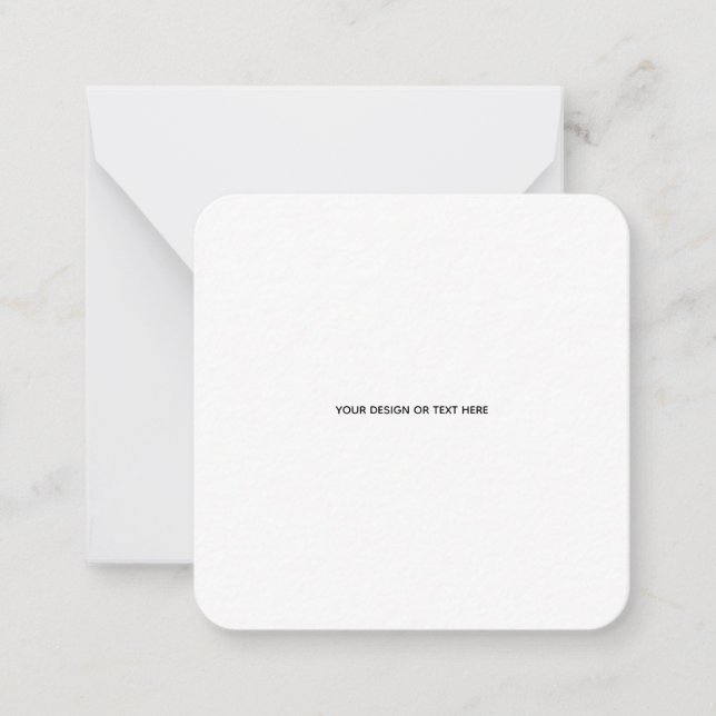 Create Your Own white  Card (Front)