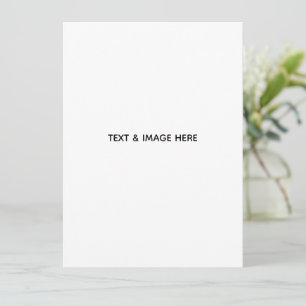 Create Your Own white Card