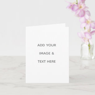 Create Your Own white  Card